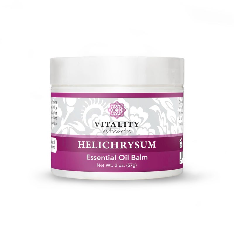 Vitality Extracts Helichrysum Balm  2oz Helichrysum Gymnocephalum Beeswax Almond Oil UltraMoisturizing Skin Healing Full Body Hydration